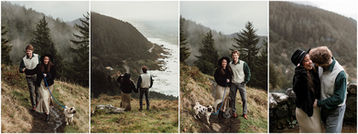 Oregon Coast Engagement Session | Cape Perpetua | Leslie & Liam 