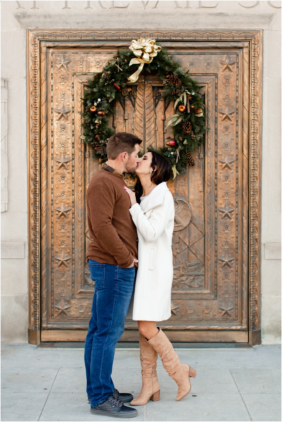 Indianapolis winter engagement photos