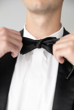 bowtie close up at Indianapolis wedding