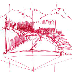 Base Sketches for Roadway Section-Perspectives