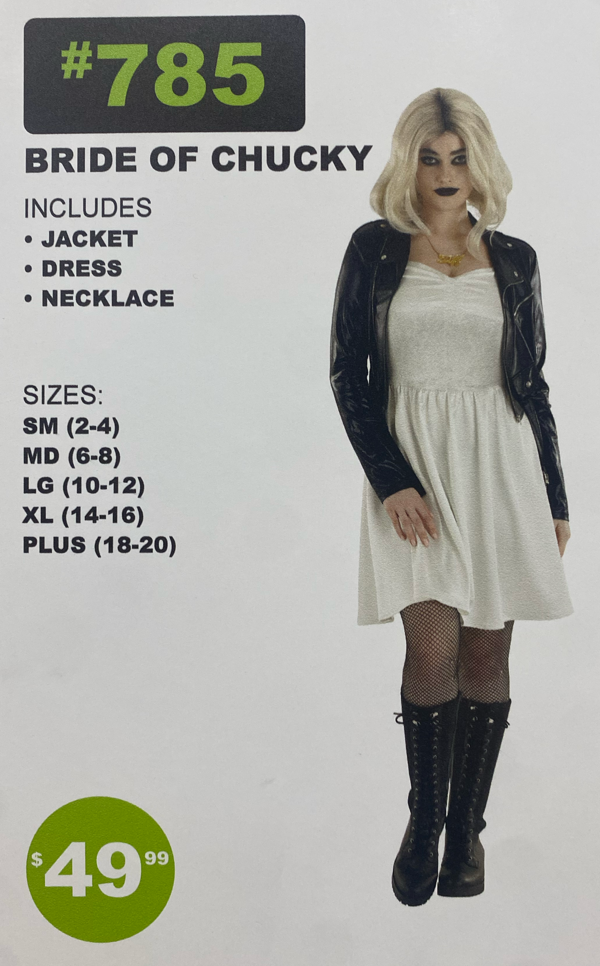 #785 - Bride of Chucky Women's Costume
