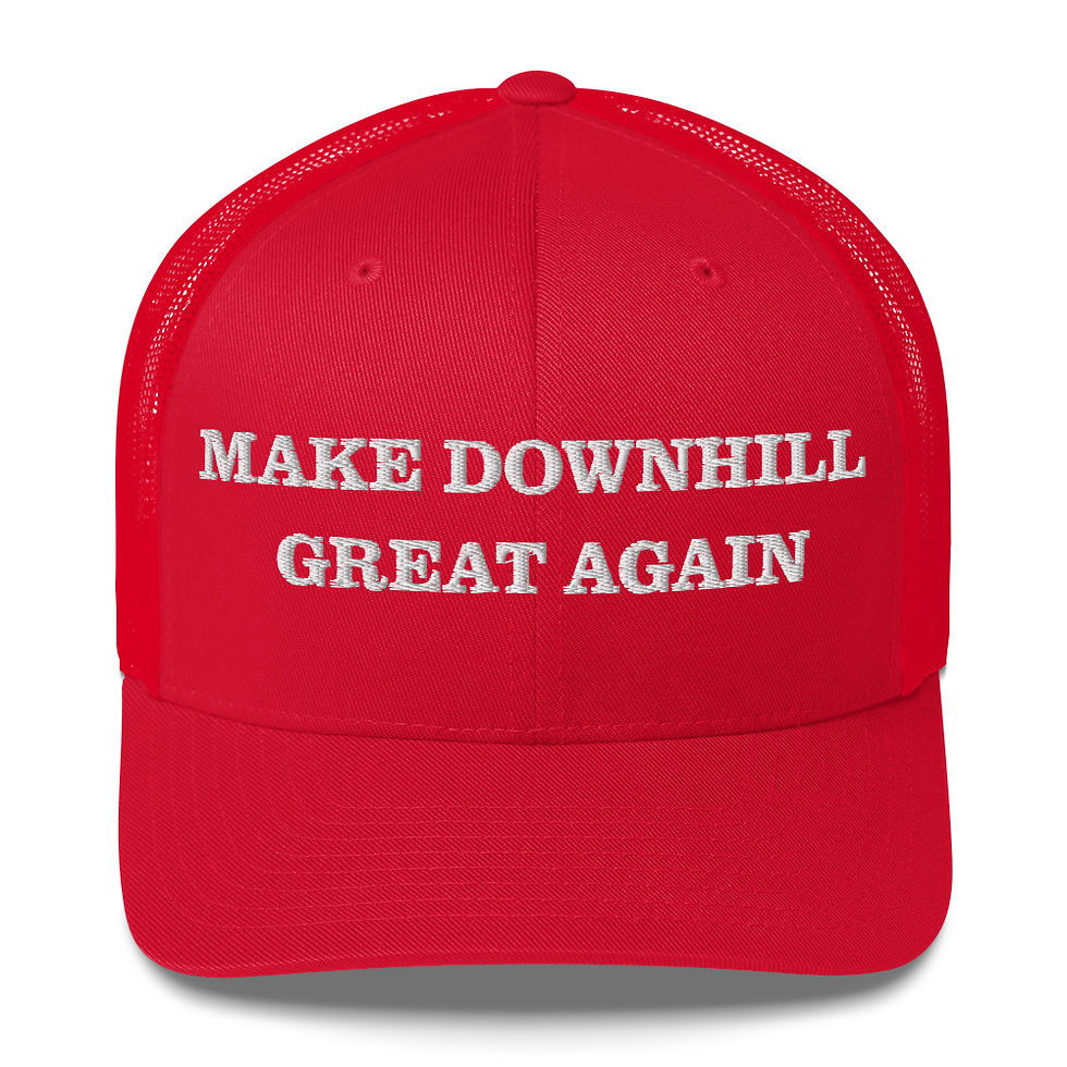 Trucker Cap Make Donwhill great again