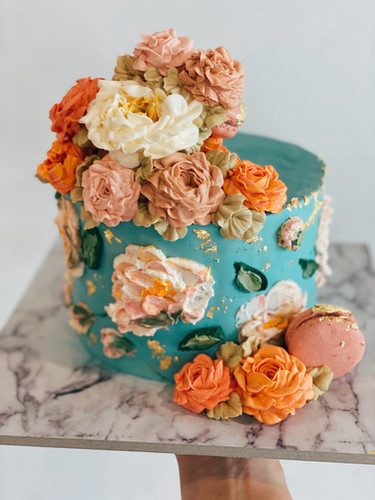 Wallpaper Floral Cake | cuppletstore