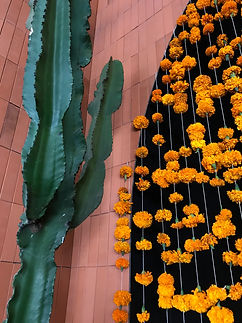 Instalación Arte para Resto LA TEQUILA Dia de los Muertos en Guadalajara, Jalisco.
