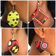 African earrings