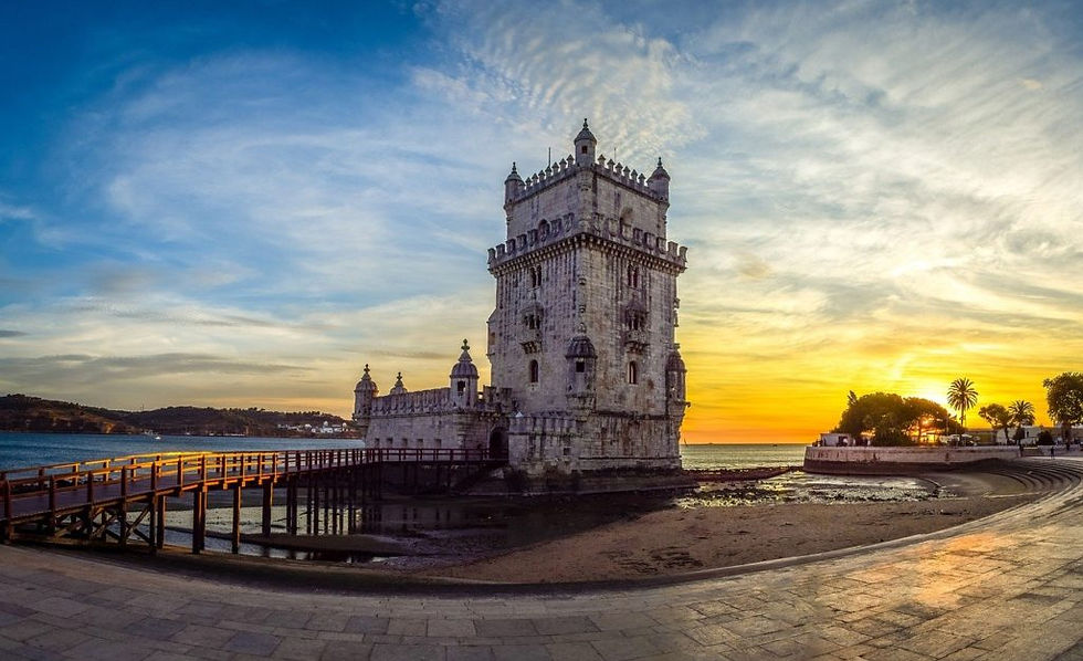 The Belém Tower is one of the monuments you can visit in Lisbon during your stopover.