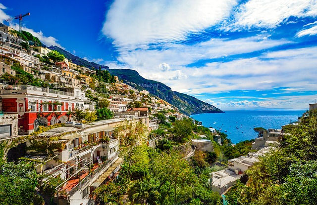 Amalfi Coast, located south of Rome.