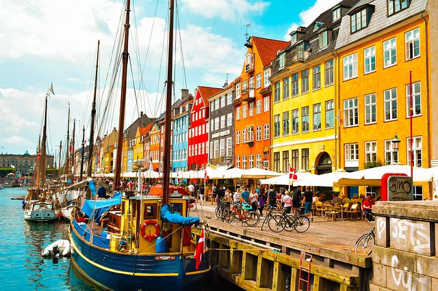 Nyhavn Canal District, in Copenhagen.