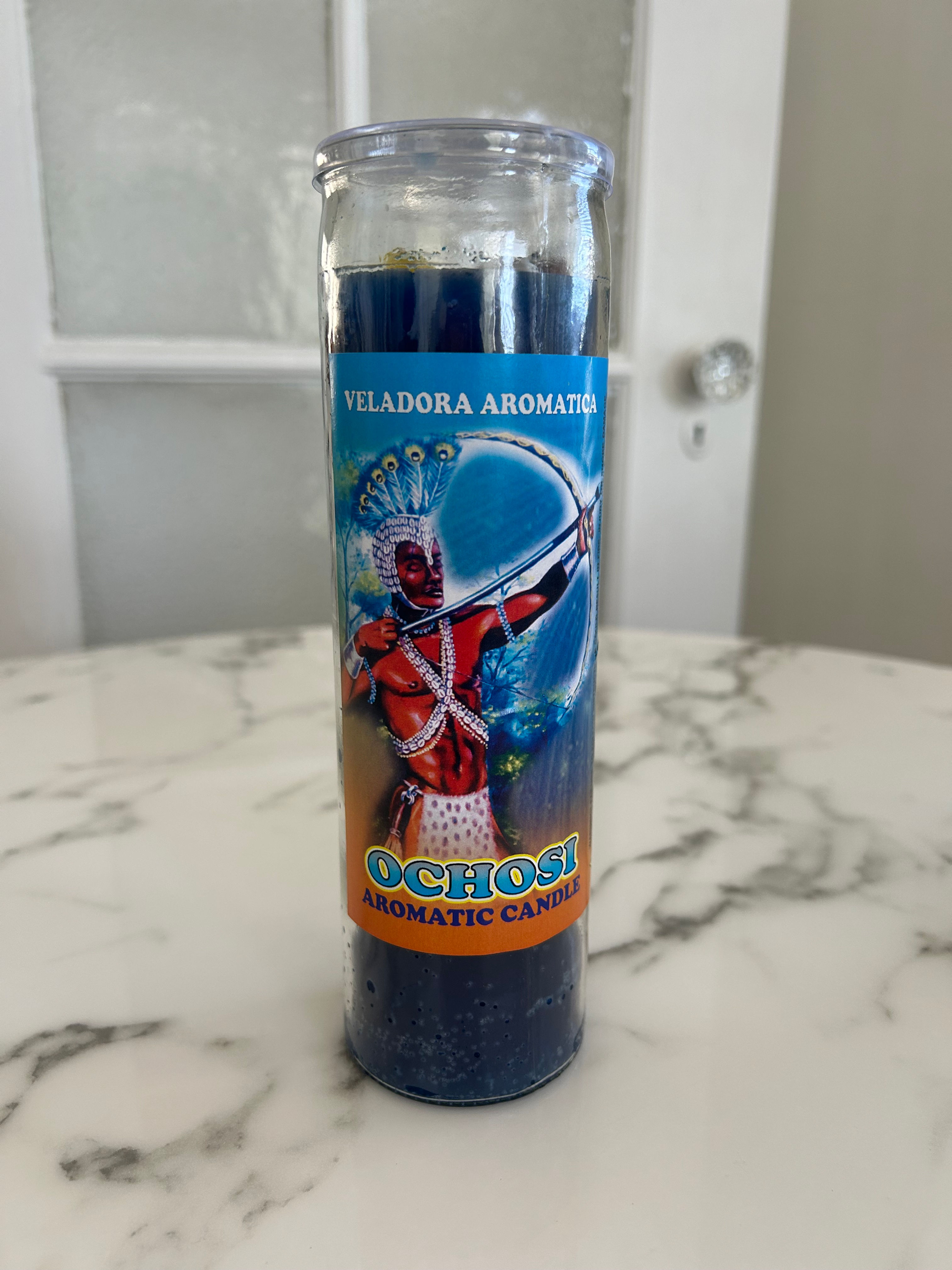 Ochosi Dressed Altar Candle