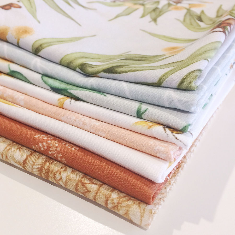 Thumbnail: Australian botanical print fabric