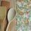 Thumbnail: Organic Cotton Tea Towel, Retro Vege Garden 100% Australian Handmade