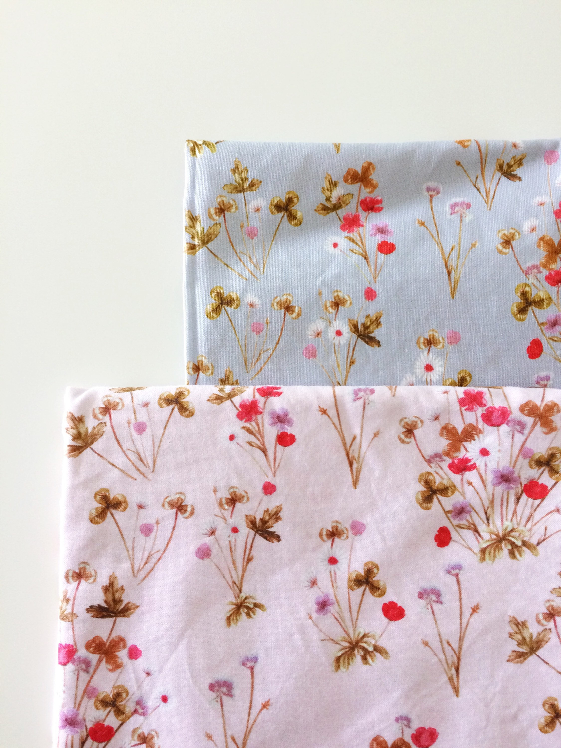 Boho Floral Cot Quilt & Sheet Set. Linen & Cotton. Autumn Meadow