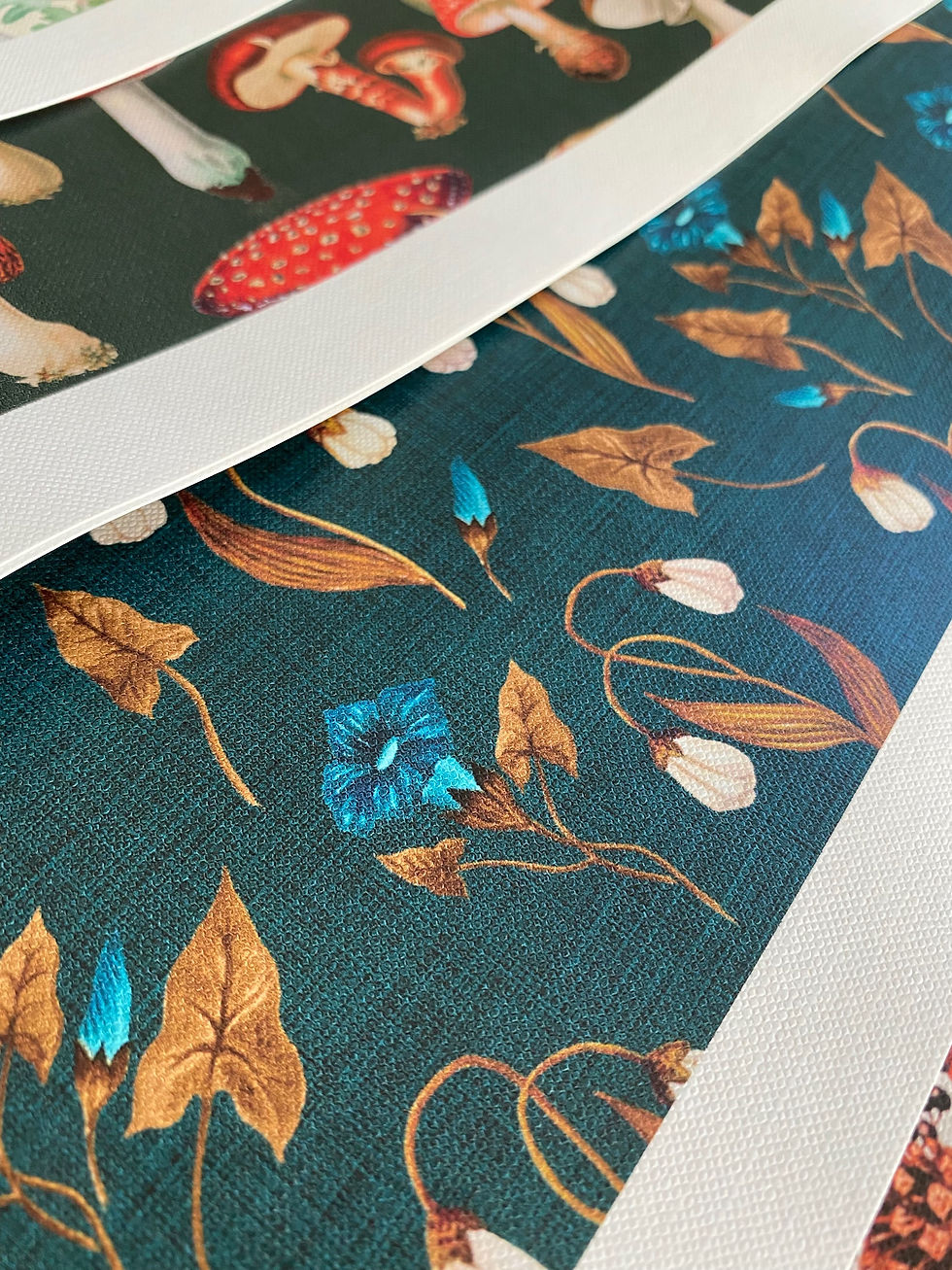 Thumbnail: Custom Printed Peel and Stick Self Adhesive Wallpaper