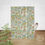 Thumbnail: Organic Cotton Tea Towel, Retro Vege Garden 100% Australian Handmade