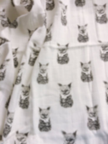 Organic Cotton Muslin Koala Throw Blanket 140 x 180cm