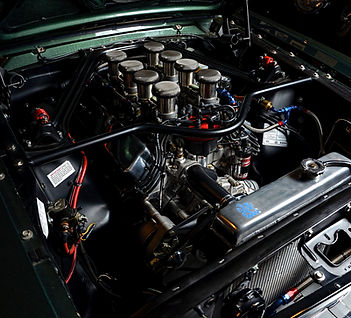 Nahaufnahme des Automotors