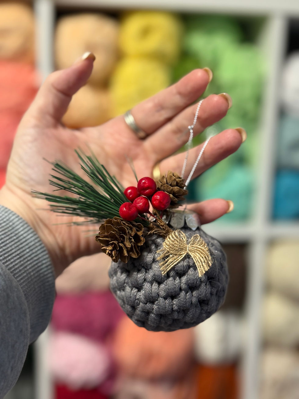 Thumbnail: Round Christmas Ornament