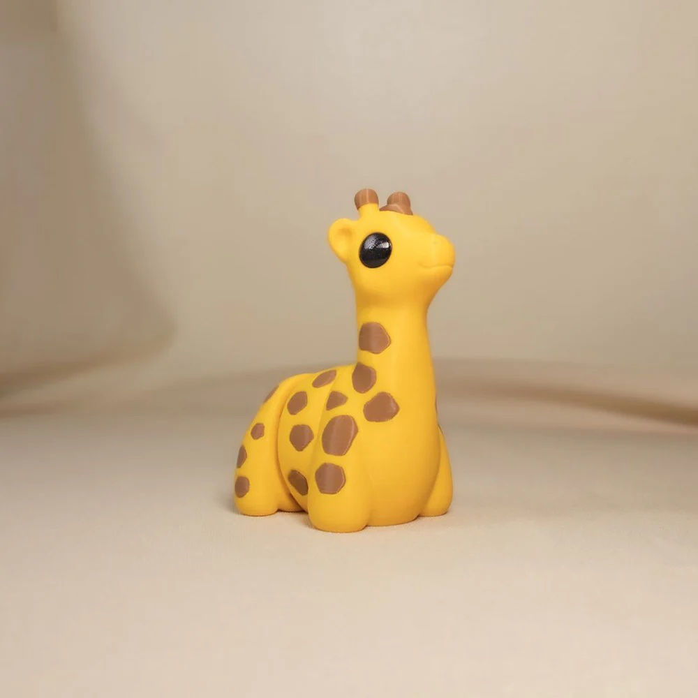 THE 3D PRINTIVERSE PLA Articulated Animal Figure - Giraffe