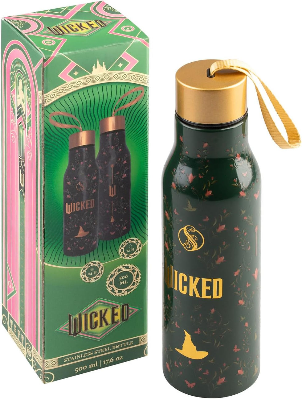 Thumbnail: Erik Wicked Part Two Hot and Cold Stainless Steel Insulated Bottle - 500ml/17oz