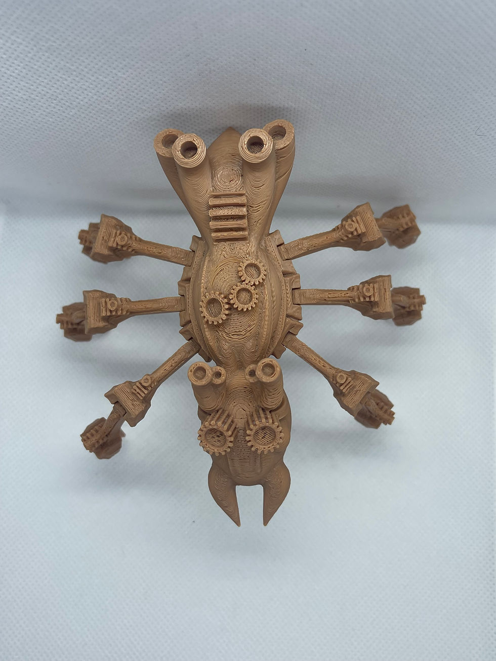 Thumbnail: PLA 3D Articulated Animal Figure - Steampunk Ant