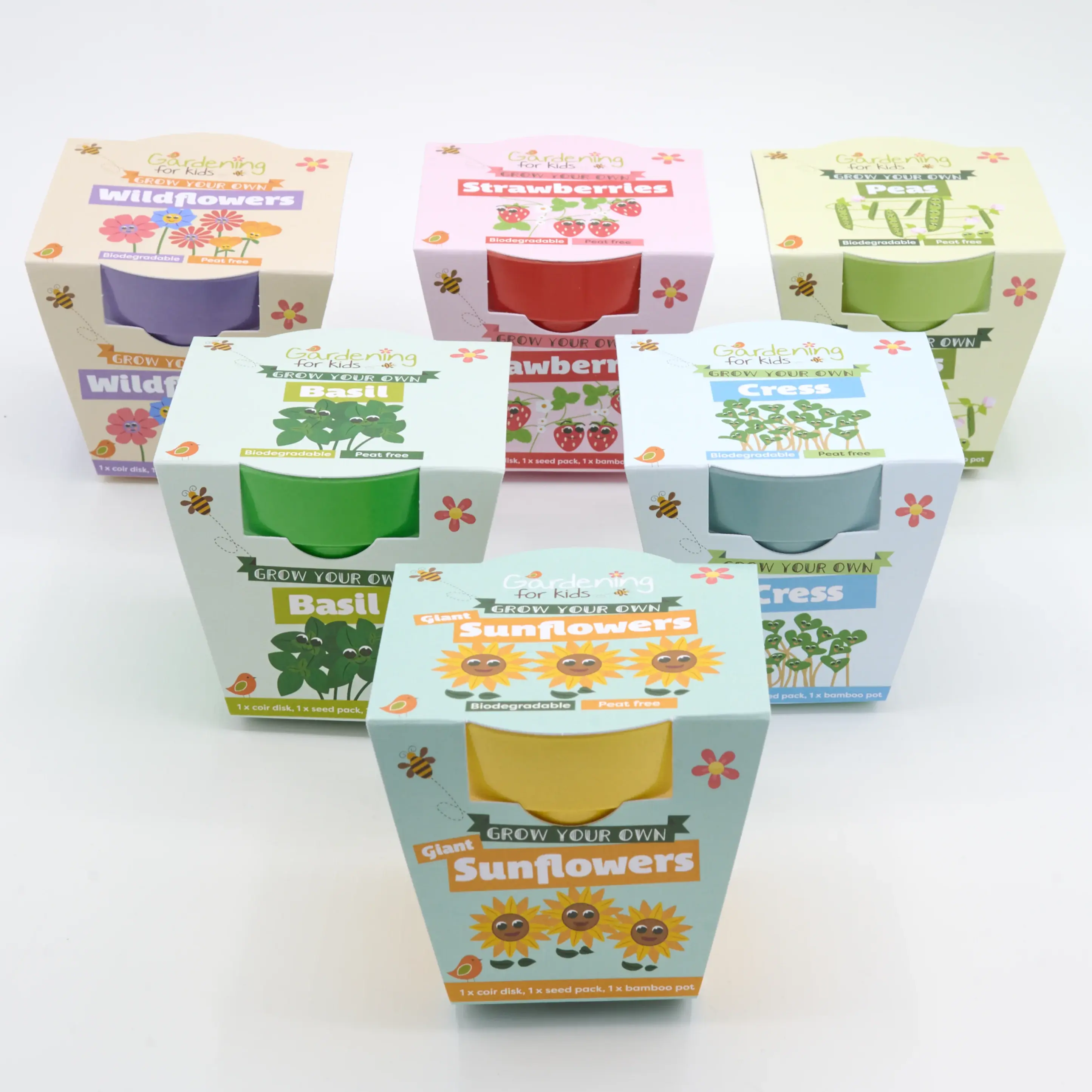 Gardening For Kids Children’s Grow Your Own Flower Growing Kit