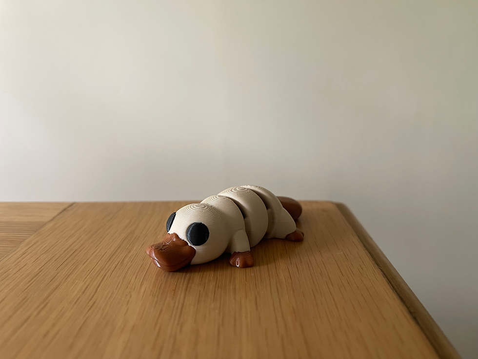 Thumbnail: THE 3D PRINTIVERSE PLA Articulated Animal Figure - Platypus