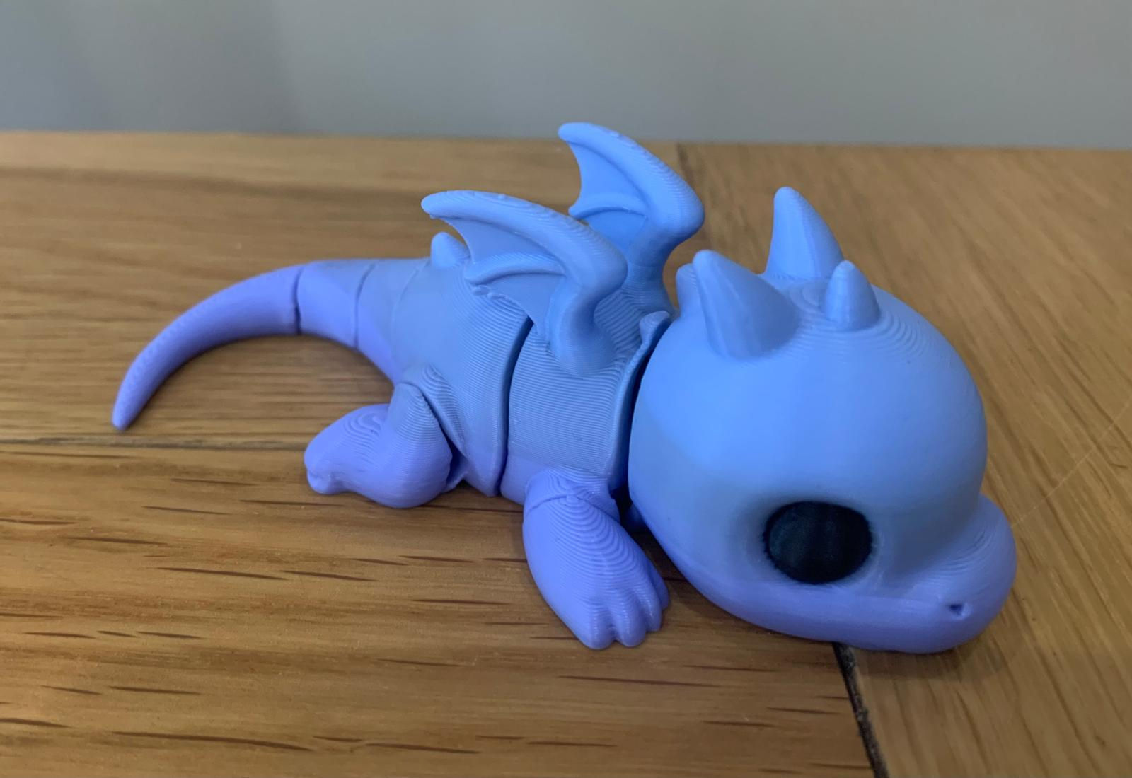 Reyousable PLA Articulated Animal Figure - Cute Flexi Baby Dragon