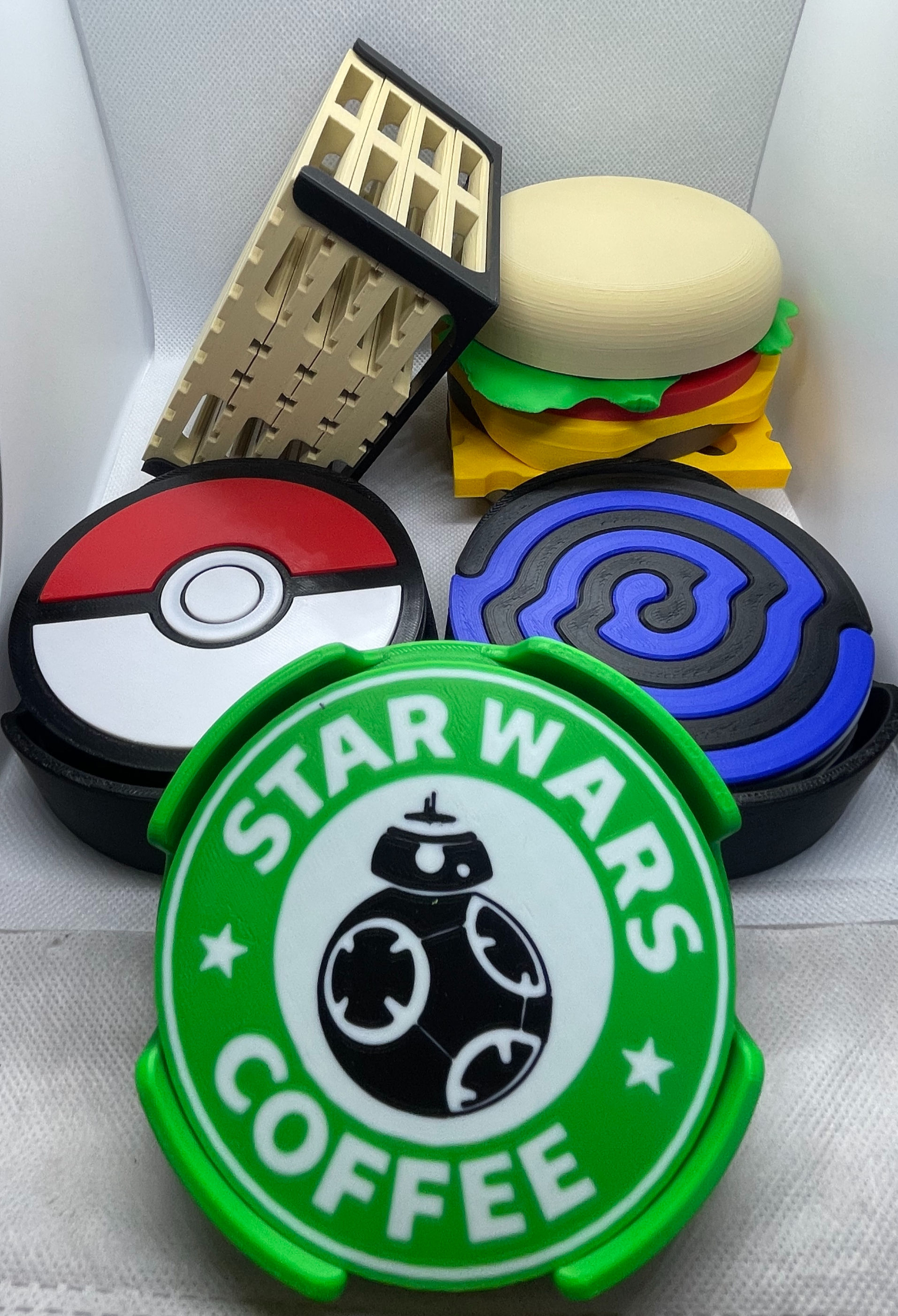 PLA 3D Printed Coasters Sets