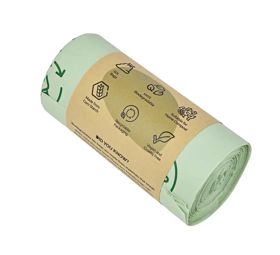Thumbnail: Re:gn 50L Biodegradable Bin Bags - Pack of 25