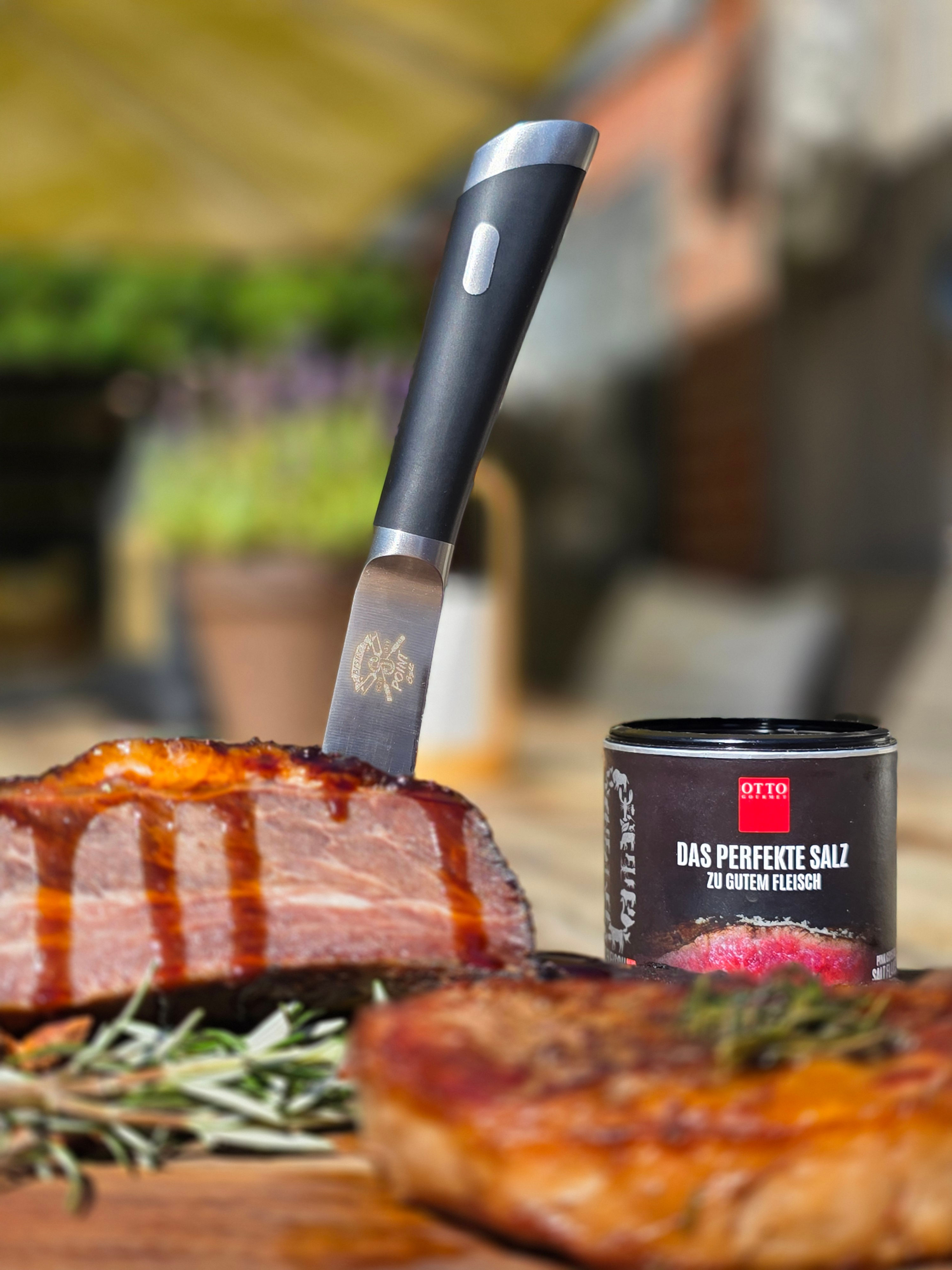 Steakmesser mit S-Point-Logo