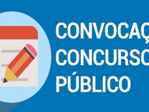 Publicado Edital de Convocação do Concurso Público de Porciúncula