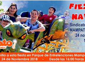 Fiesta de Navidad Sábado 24 Noviembre 2018 en Mampato Las Vizcachas - Inscríbete!