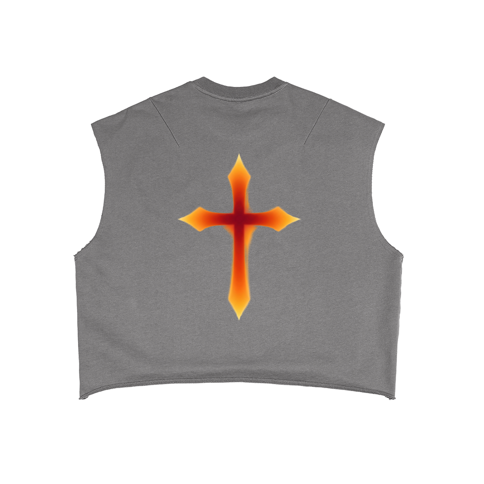 Thumbnail: CHROME SAINT Heatwave French Terry Boxy Tank Top