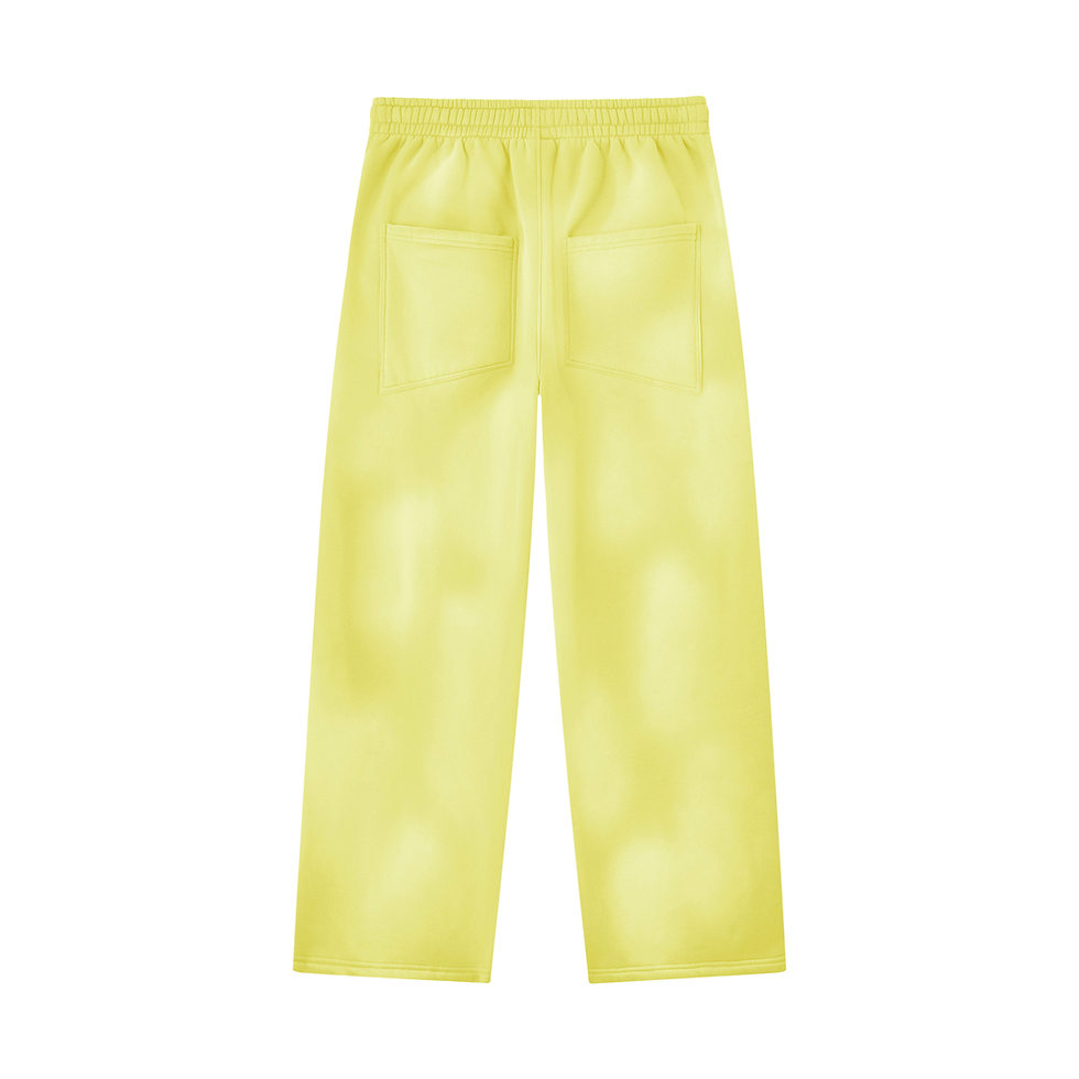 Thumbnail: CHROME SAINT Unisex Sunfade Wide Leg Fleece Sweatpants