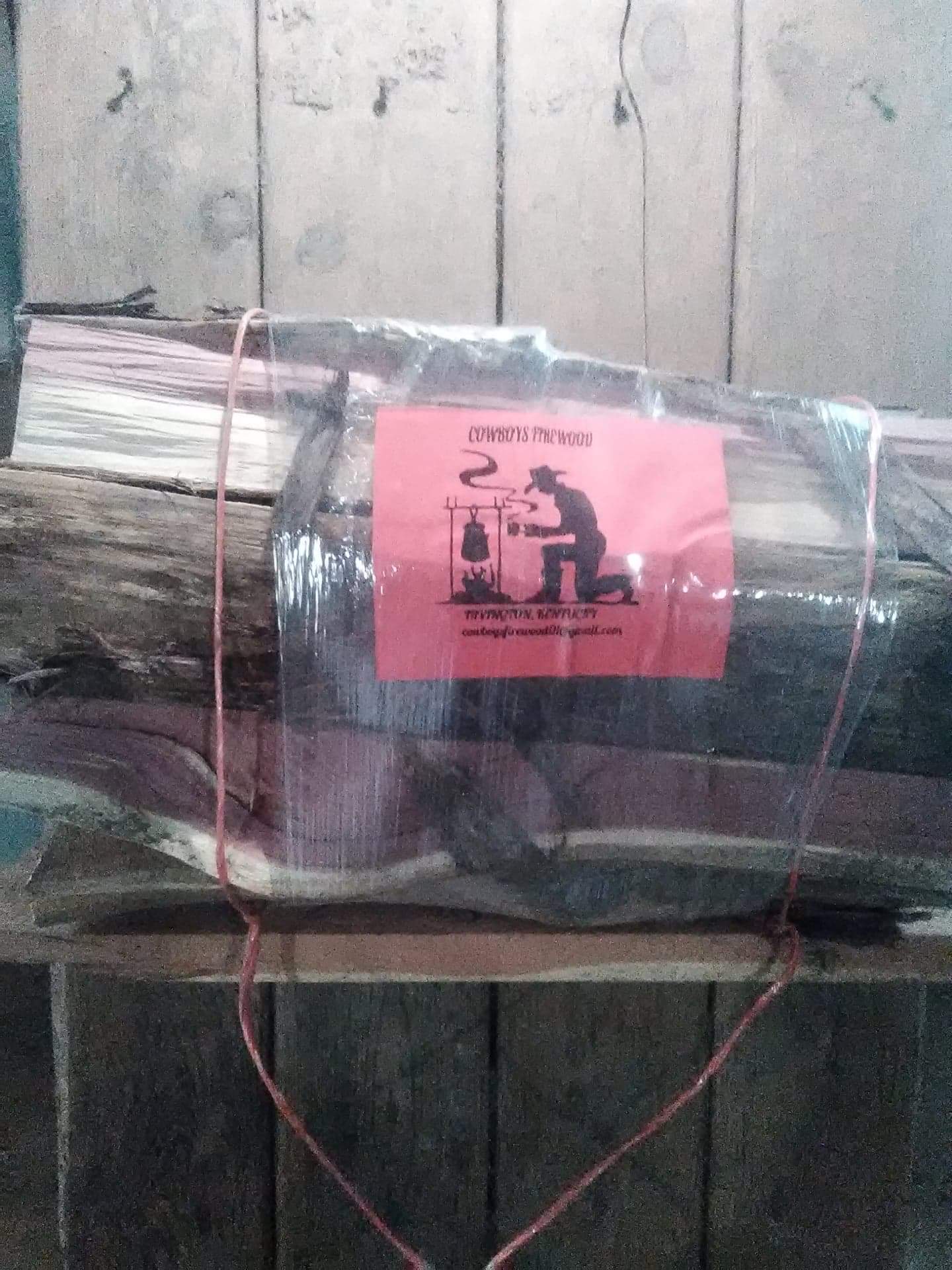 Cedar firewood bundles