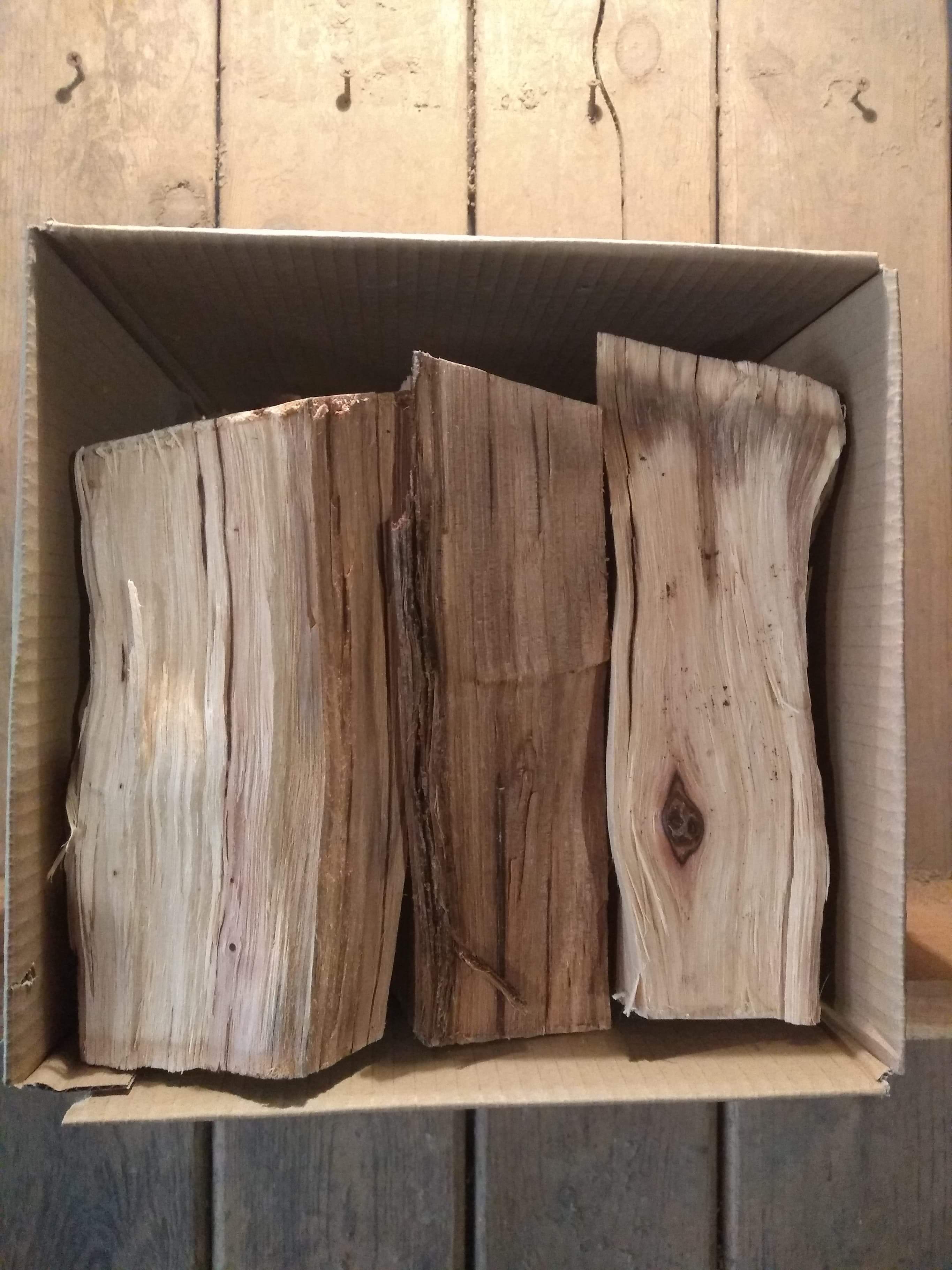 Pecan smoker chunks for shipping