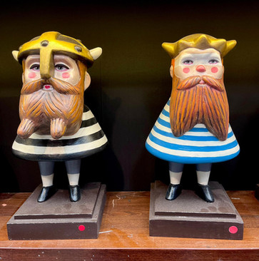 Terracotta, wood, sculpey, clay, ceramic, plaster