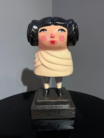 Terracotta, wood, sculpey, clay, ceramic, plaster