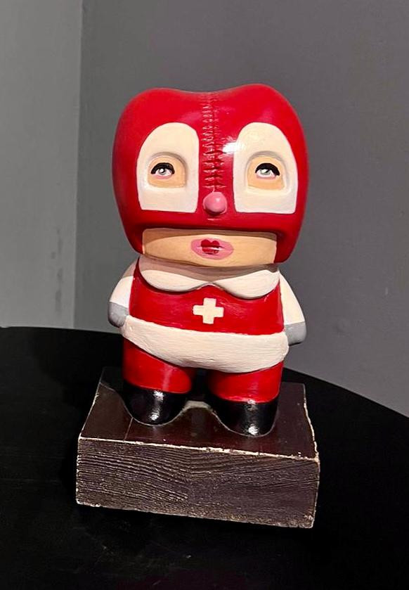 Terracotta, wood, sculpey, clay, ceramic, plaster