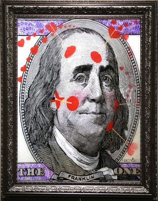 80x60 cm
Mixed media hologram print