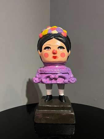 Terracotta, wood, sculpey, clay, ceramic, plaster