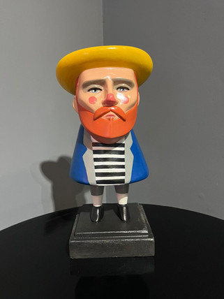 Terracotta, wood, sculpey, clay, ceramic, plaster