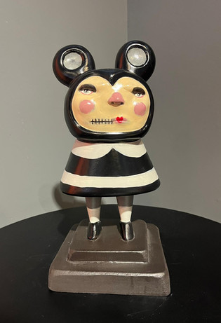 Terracotta, wood, sculpey, clay, ceramic, plaster