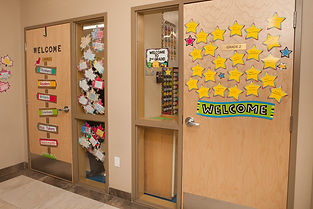 Sathya Sai 2nd gradeclassroom door