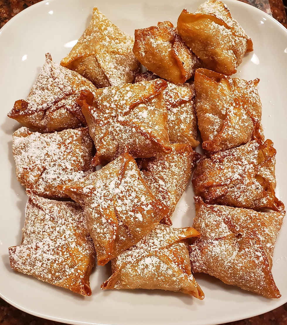 Apple Pie Wontons