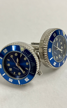 Blue Luxury Watch Rolex Cufflinks