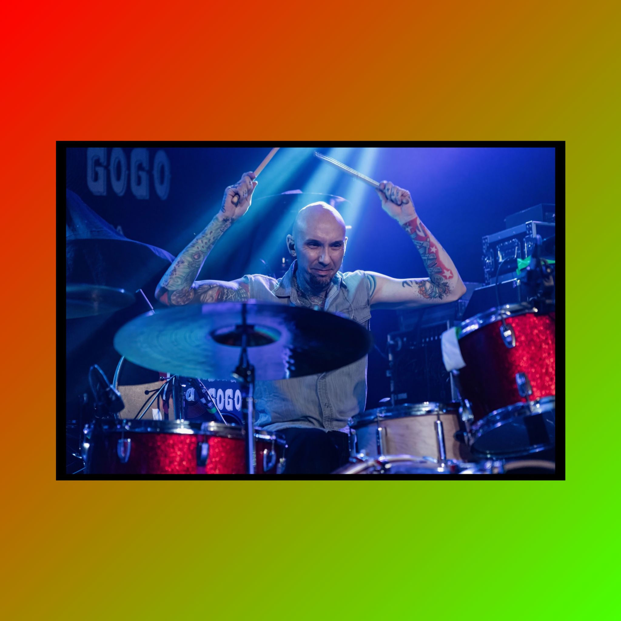 Greg Collister Live 18x12" Satin Poster