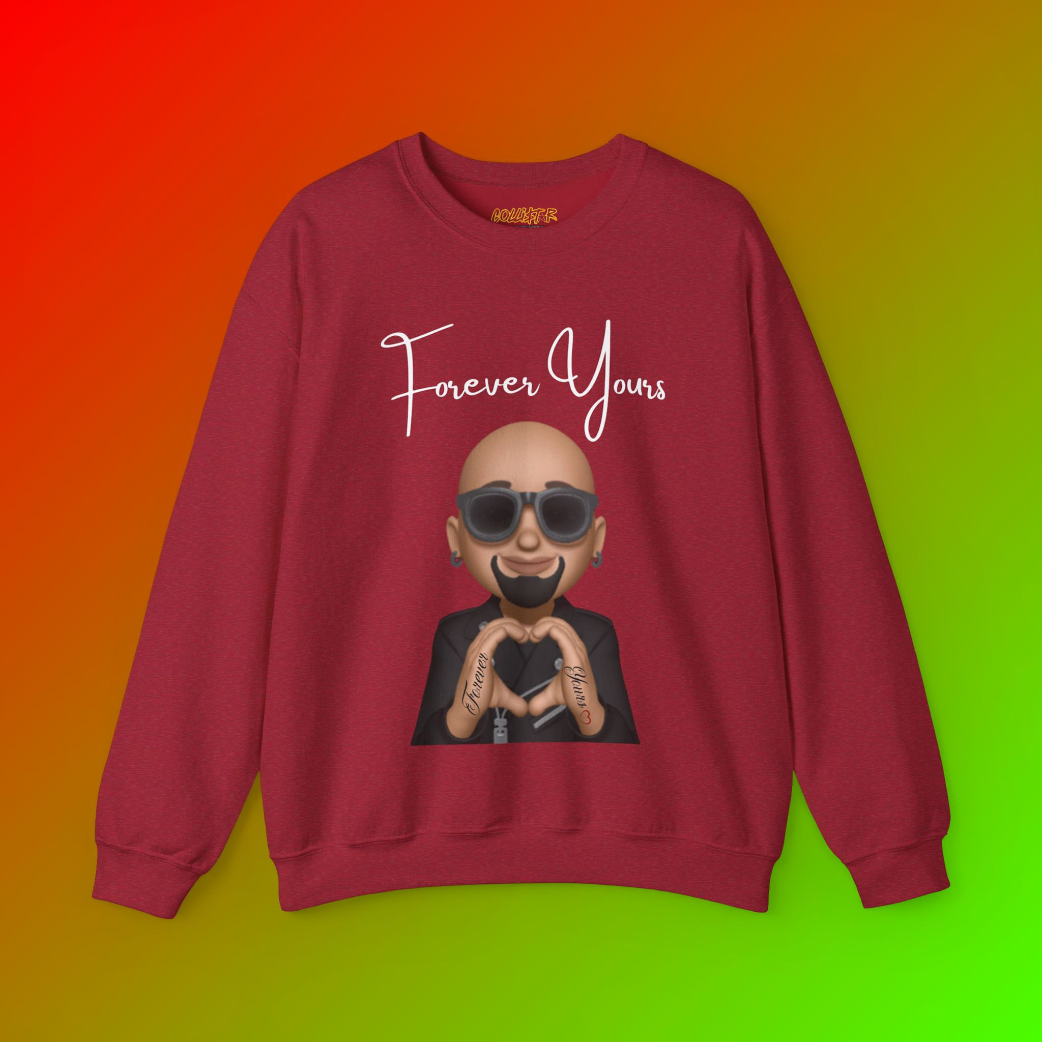 Gregmoji Heart Hands (Forever Yours Tattoo)-Sweatshirt