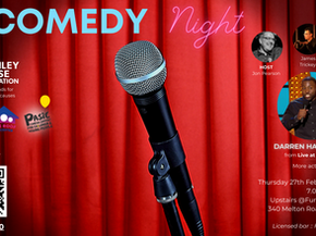 Leicester comedy night at Furnley House – laughter for a great cause!