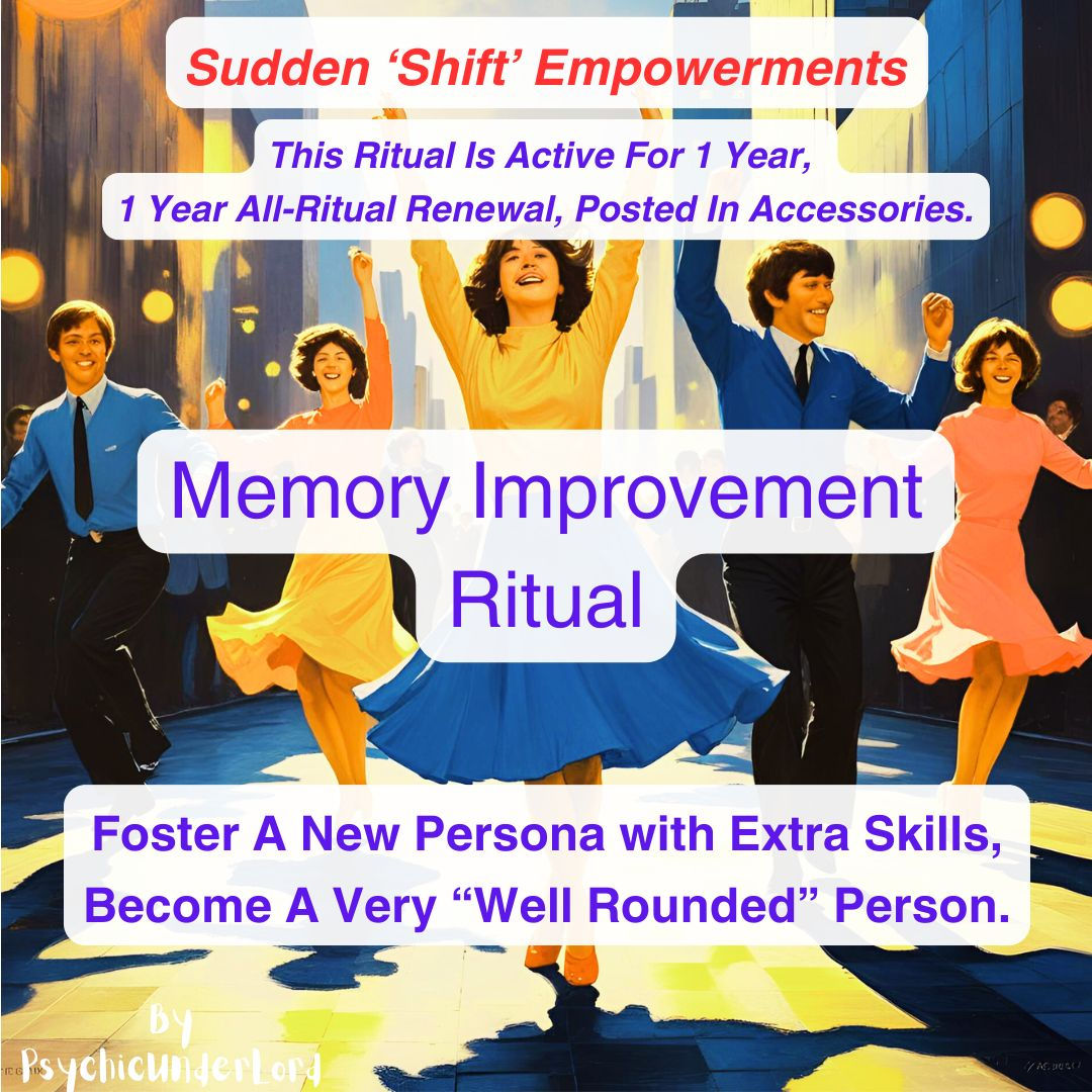 Memory Improvement, Personal Empowerment Ritual